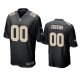 Football New Orleans Saints #00 Custom black champions event jersey