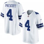 Men's Nike Dallas Cowboys #4 Dak Prescott Limited White NFL Jersey