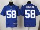 nike nfl new york giants #58 herzlich elite blue jerseys