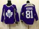 NHL Toronto Maple Leafs #81 Phil Kessel purple Jerseys