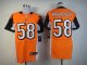nike nfl cincinnati bengals #58 maualuga elite orange jerseys