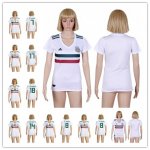 Women 2018 Mexico Away White Soccer Jersey Short Sleeves