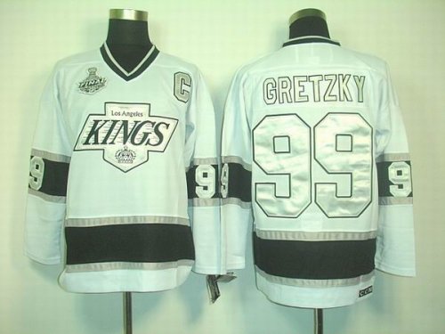 nhl los angeles kings #99 gretzky white [2012 stanley cup]