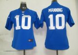 nike women nfl new york giants #10 manning blue cheap jersey(gam