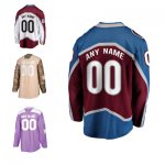 Custom Colorado Avalanche Tame Any Player Name and Number Cheap Hockey Jersey