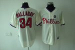 Baseball Jerseys philadelphia phillies #34 halladay cream