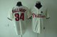 Baseball Jerseys philadelphia phillies #34 halladay cream