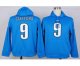 nike nfl detroit lions #9 stafford blue [pullover hooded sweatsh