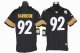 nike youth nfl pittsburgh steelers #92 harrison black jerseys