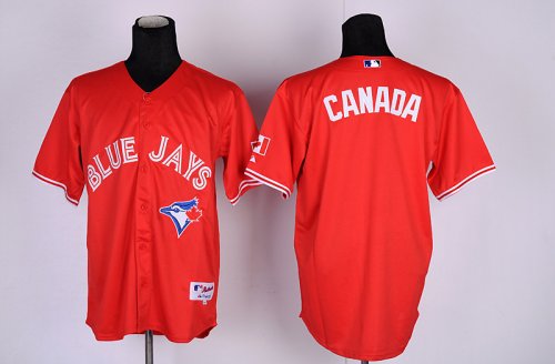 mlb toronto blue jays blank red cheap jerseys [Canada]