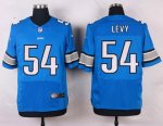 nike detroit lions #54 levy elite blue jerseys