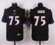nike baltimore ravens #75 ocden black elite jerseys