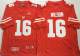 Wisconsin Badgers Red #16 Russell Wilson College Jersey