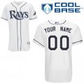 customize mlb tampa bay rays jersey white home cool base basebal