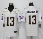 Men NFL New York Giants #13 Odell Beckham Jr Nike White 2016 Pro Bowl Limited Jerseys