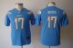 nike youth nfl san diego chargers #17 rivers lt.blue jerseys