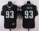 nike philadelphia eagles #93 bair elite black jerseys