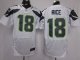 nike nfl seattle seahawks #18 sidney rice elite white jerseys