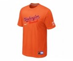 MLB Washington Nationals Orange Nike Short Sleeve Practice T-Shi