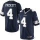 Men's Nike Dallas Cowboys #4 Dak Prescott Limited Navy Blue Team Color NFL Jersey