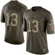 nike tampa bay buccaneers #13 evans army green salute to service