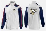 NHL jerseys Pittsburgh Penguins Zip Jackets White-1