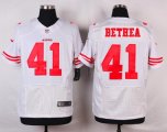 nike san francisco 49ers #41 bethea white elite jerseys