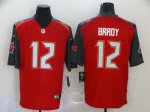 Cheap Football Tampa Bay Buccaneers #12 Tom Brady Stitched Red Vapor Limited Jersey