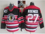 NHL Chicago Blackhawks #27 Jeremy Roenick Red Black 75TH CCM 201