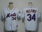 Baseball Jerseys new york mets #34 pelfrey white(cool base)