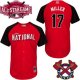 Braves #17 Shelby Miller Red 2015 All-Star National League Stitc
