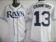 Baseball Jerseys tampa bay rays #13l crawford grey