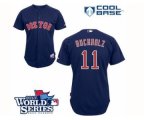 2013 world series mlb boston red sox #11 buchholz blue jerseys