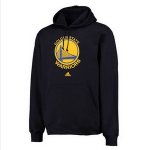 nba adidas golden state warriors logo black pullover hoodie sweatshirt