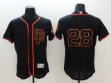 mlb san francisco giants #28 buster posey majestic black flexbase authentic collection jerseys