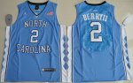men's north carolina tar heels #2 joel berry ii 2016 blue swingman college basketball jersey
