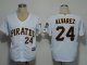 Baseball Jerseys pittsburgh pirates #24 alvarez white(cool base)