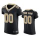 Football Custom New Orleans Saints black 100th vapor elite jersey