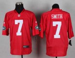 nike nfl new york jets #7 smith elite red jerseys