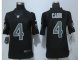 Nike Oakland Raiders #4 Carr Black Jerseys [Impact Limited]