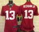 Women NFL New York Giants #13 Odell Beckham Jr Nike Red Game jerseys