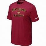 New Orleans Saints T-shirts red