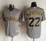 MLB Jersey Pittsburgh Pirates #22 Andrew McCutchen Grey New Cool