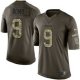 nike dallas cowboys #9 romo army green salute to service limited