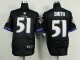 nike nfl baltimore ravens #51 smith black jerseys [new elite]