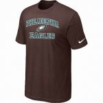 Philadelphia Eagles T-shirts brown