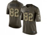 nike nfl green bay packers #82 richard rodgers army green salute to service limited jerseys