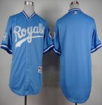 Royals Blank Light Blue 1985 Turn Back The Clock Stitched MLB Je