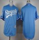Royals Blank Light Blue 1985 Turn Back The Clock Stitched MLB Je
