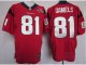 nike nfl houston texans #81 daniels elite red [10th patch]